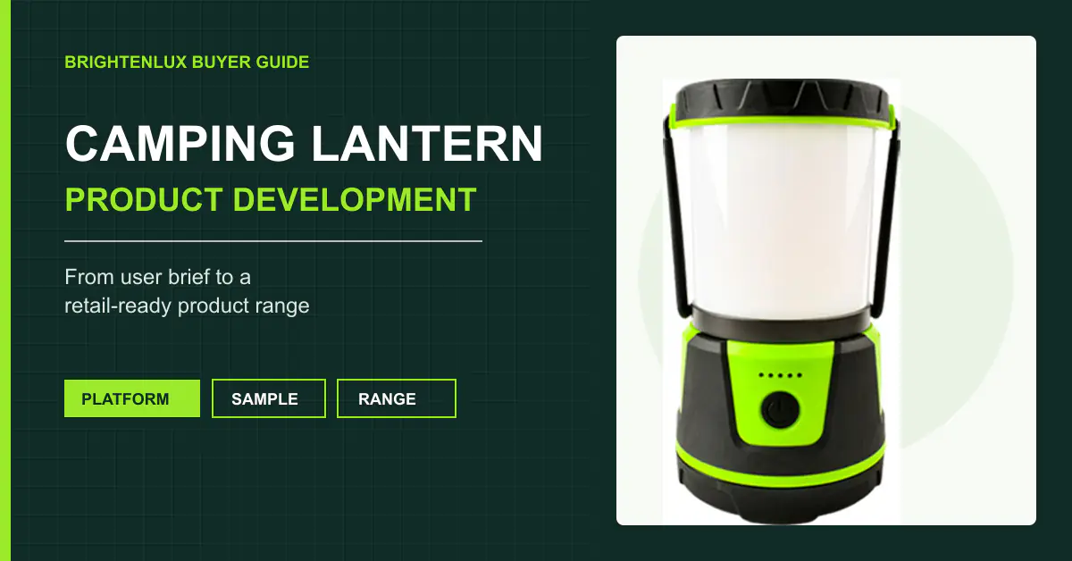 Camping Lantern Manufacturer Product Development Guide: From User Brief to Retail-Ready Range Camping Lantern Manufacturer Product Development Guide: From User Brief to Retail-Ready Range