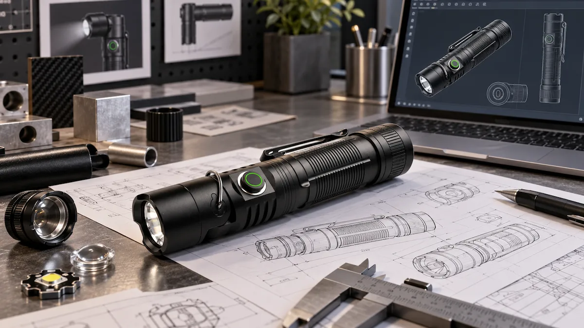 OEM flashlight product design and development