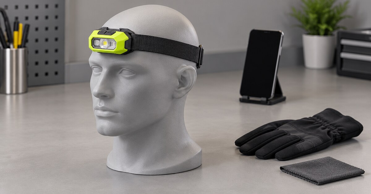 Headlamp false trigger test concept using a head form and nuisance object